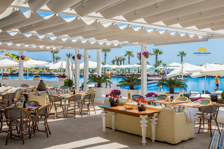 Baku:Private Amburan Beach Club Day Trip with Hotel Transfer