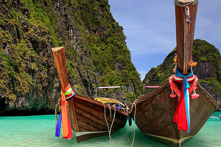 from phi phi : private long tail boat with snorkeling