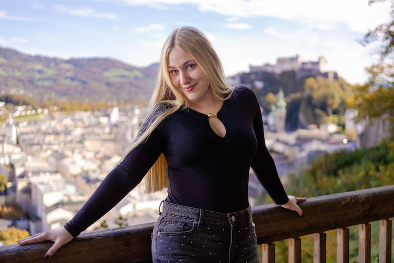Salzburg: privé fotoshoot bij Salzburger bezienswaardigheden