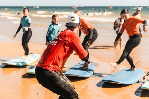Albufeira: surf en la playa de Galé