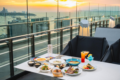 Pattaya: The Sky 32 at Grande CentrePoint Hotel Four Dishes w/ 1 Non-Alcoholic