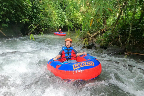 Ubud: Aventura en Tubo por la Cueva del Río con AlmuerzoExcursión en tubing y terrazas de arroz con traslado