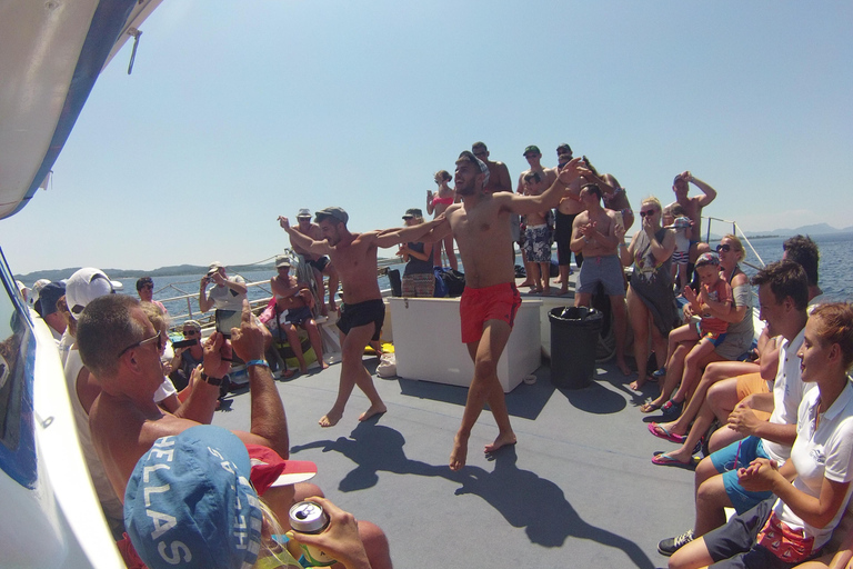 From Corfu: Beach BBQ and Mainland with Captain Theo.