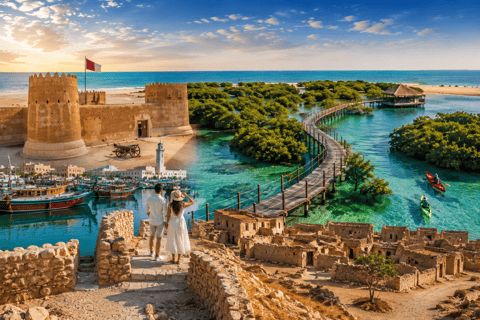 Doha: North Qatar Heritage, Mangroves & UNESCO Fort Tour Doha: North Qatar Heritage,Mangroves UNESCO Fort Tour SHARED