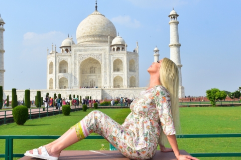 Desde Agra: Excursión al Taj Mahal con el Fuerte de Agra y Fatehpur SikriCoche con conductor y Guía privado