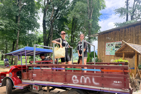 Chiang Mai Adventure: Rafting, ATV & Elephants Experience. Bamboo rafting (4km.) & 1 hrs. ATV.