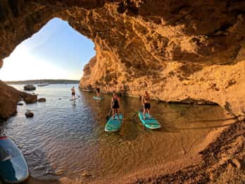 SANT ANTONI: WSZYSTKO WLICZONE W CENĘ PADDLE SURF&SNORKEL REJS WYCIECZKOWY ŁODZIĄ
