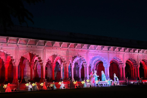 Delhi: Red Fort Light & Sound Show With Skip The Line Entry Tour With Guide Only