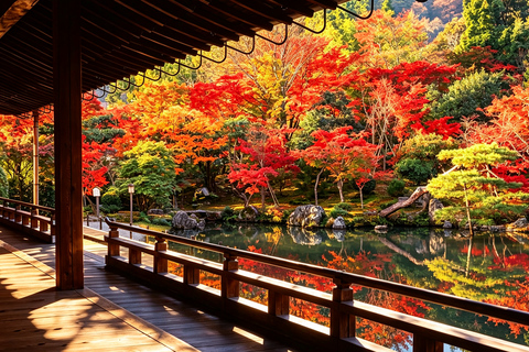 Kyoto: Arashiyama, Sanzen-in & Kifune Shrine Day Trip Departure from Osaka (Basic Package)