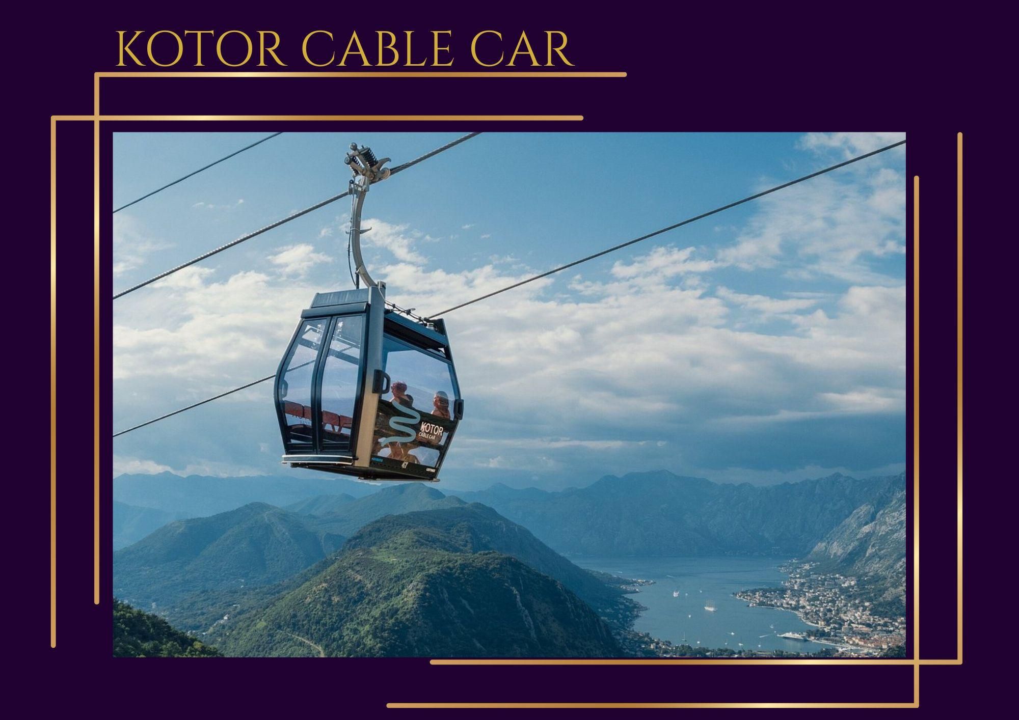 Kotor: Seilbahn und abendliche Bootsfahrt in der Bucht von Kotor: Kotor–Tivat
