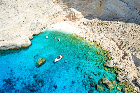 Zakynthos: Half-Day Tour to Navagio, Blue Caves Small boat