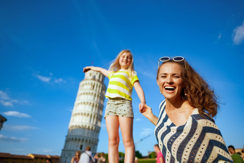 Excursão a pé com a família pelas joias de Pisa