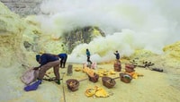 Kawah Ijenハイライト - 青い火がありません - Hizvo