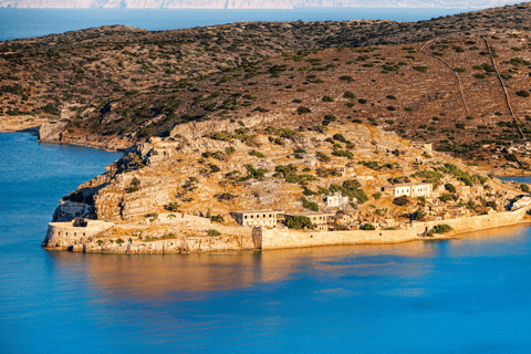 From Heraklion: Spinalonga All-Inclusive BBQ Cruise & Guide French Language