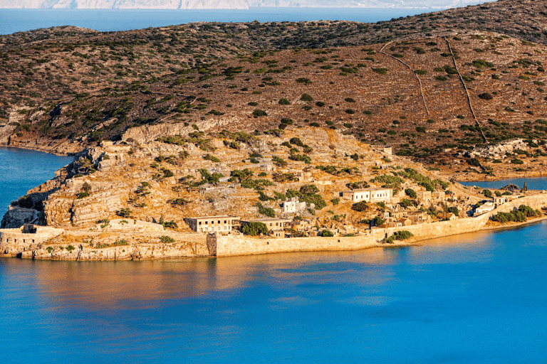 From Heraklion: Spinalonga All-Inclusive BBQ Cruise & Guide Italian Language