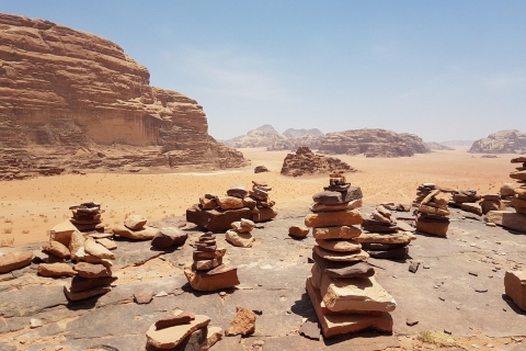 Jeeptour van een hele dag en traditionele lunch - Wadi Rum-woestijn