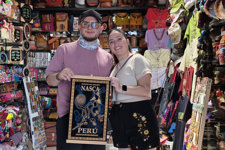 From Ica or Huacachina: Nazca, complete experience, flight and vantage points