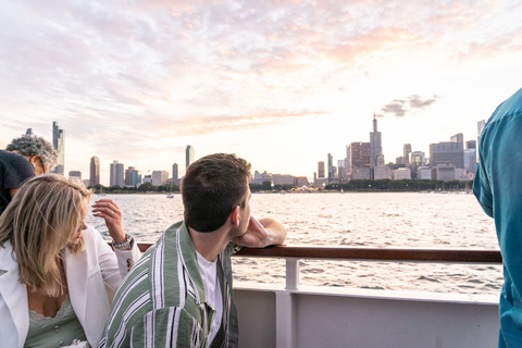 Chicago: Cruzeiro panorâmico de 1,5 hora no lago ao pôr do sol