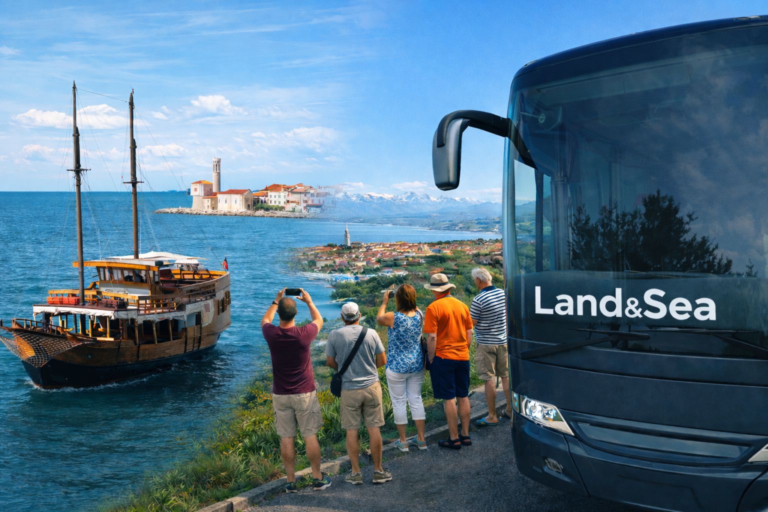 Land- und Meeresküste Koper, Izola und Piran mit Verkostungen