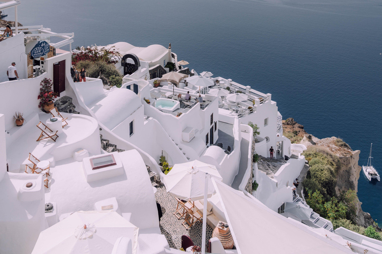 Santorini: Caldera Cruise ,Hot Springs & Oia Sunset Option Volcano Cruise with Transfers