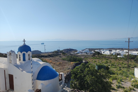 Santorini: Tour panoramico privato con guida localeTour privato di 3 ore