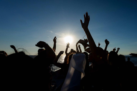 Ibiza: Formentera Full-Day Boat Trip with Sunset Party