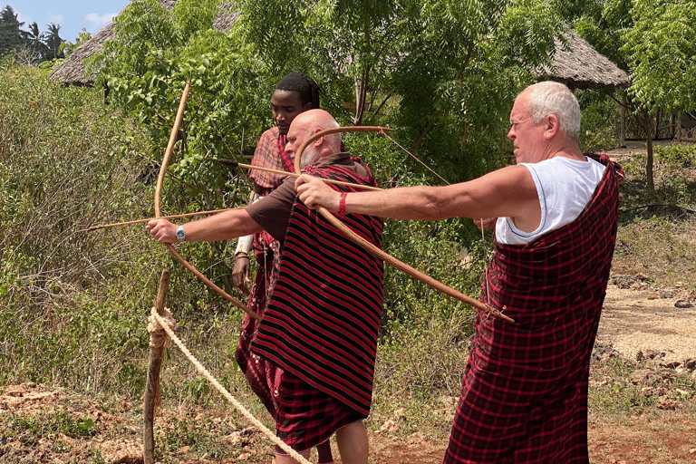 Zanzibar: Maasai village tour and Turtles experience trip Tour without Hotel pick up and drop-off