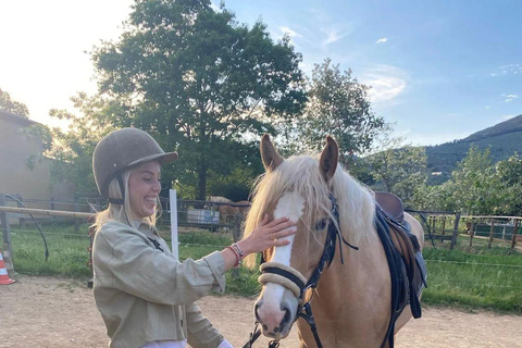 Certosa di Calci: Horseback Riding Experience for Beginners in Nature Horseback ride with aperitif