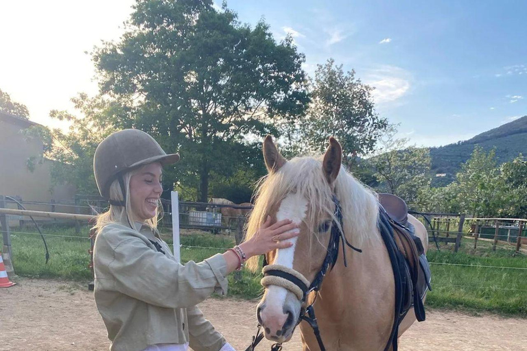 Certosa di Calci: Horseback Riding Experience for Beginners in Nature Horseback ride with aperitif