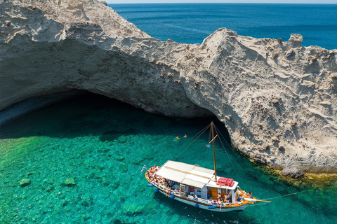 Antiparos & Despotiko Kaiki Cruise — Coves, Swim & BBQ