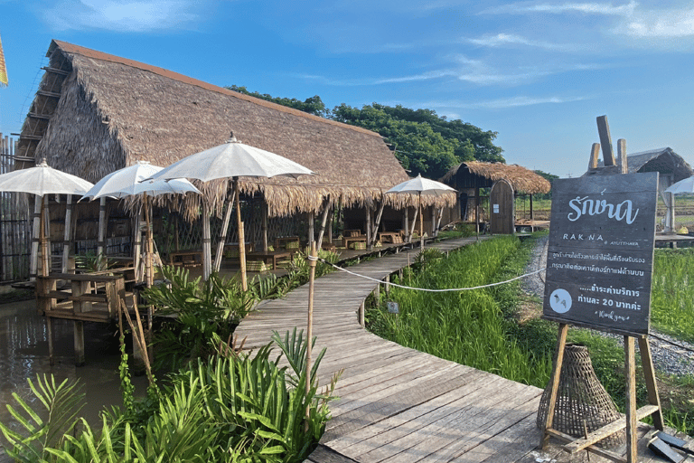 Ayutthaya: Tour di un giorno dei templi e dei caffè patrimonio dell&#039;UNESCOTour privato di mezza giornata