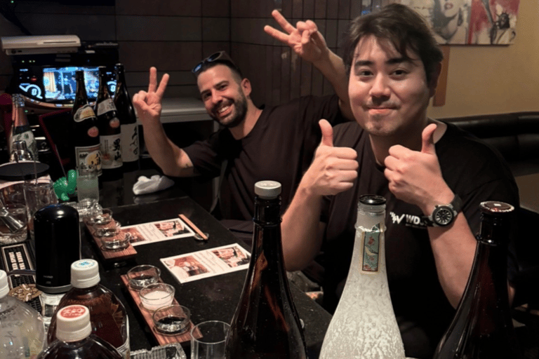 Experience Comparing Sake and Delicacies in shinjyuku