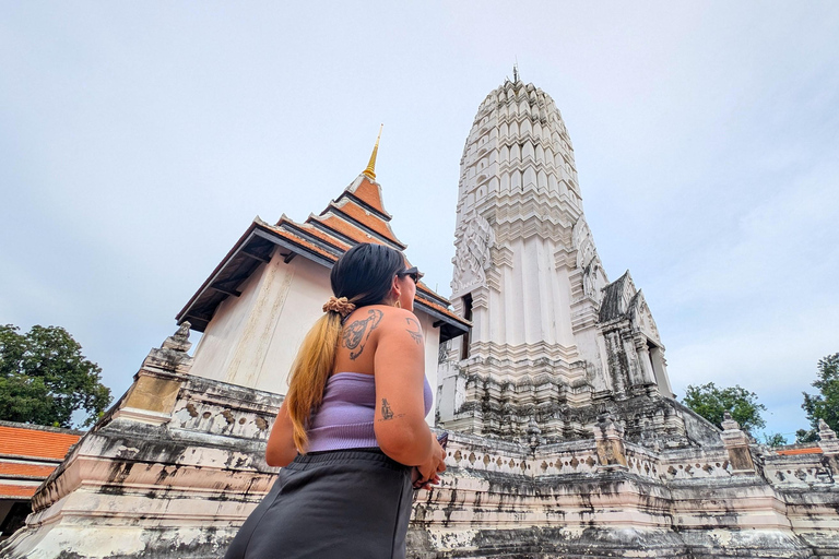 Bangkok : Excursion d&#039;une journée à Ayutthaya avec visite privée à bord d&#039;une longue queue