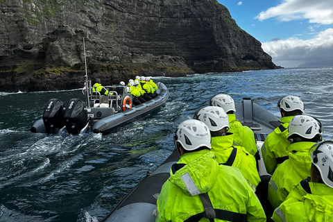 Faroe Islands: RIB Boat Tour to Klæmintsgjógv Sea Cave