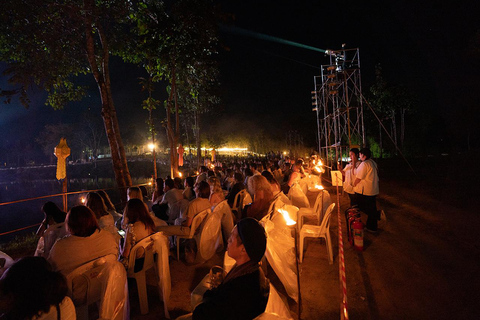 Chiang Mai: Ticket de entrada al Festival de los Faroles del Cielo con cena