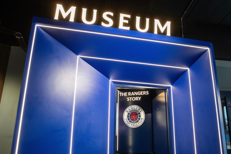 Glasgow: Rangers Football Club MuseumDas Rangers Museum.