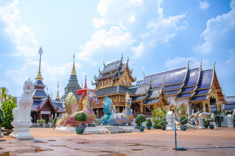 Chiangmai : Chute d&#039;eau collante &amp; Terre des anges &amp; Wat ban den.