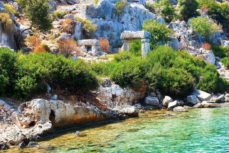 Antalya/Kemer: Luxury Kekova Sunken City & Glass Boat Tour Transfer From Kemer, Beldibi, Kiriş, Tekirova