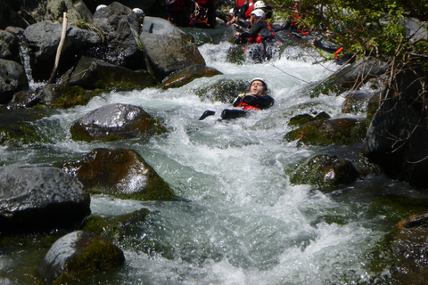 Canyoning and bodyrafting in the Alcantara River