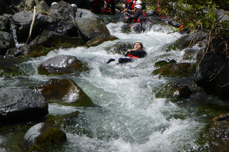 Canyoning and bodyrafting in the Alcantara River