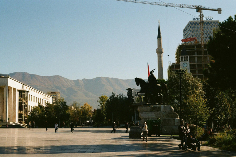 Tirana Airport: Private Ride & Tirana City Intro Budget Shared Seat: Flexible Arrival (up to 5h wait)