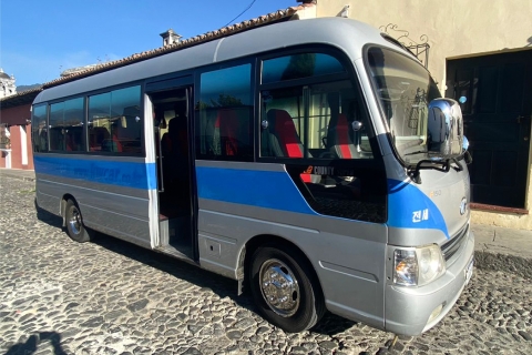 Guatemala City: One way Shared transportation to Panajachel Panajachel: Shared shuttle from Guatemala City