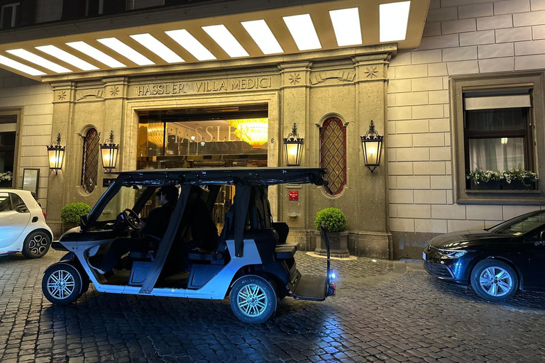 Golf Cart Tour of Rome: 3-Hour Private Tour of the City's Icons and Secrets Golf Cart Tour of Rome with Guide: 3-Hour Private Tour of the City's Icons and Hidden Gems