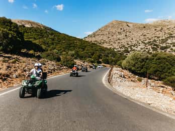 Crete: Quad Off-Road Tour to Villages with Hotel Transfers