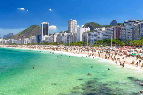 Halvdagsutflykt till stranden och privat stadsvandring i Rio de Janeiro