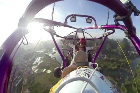 Yangshuo Paragliding and Hot Air Balloon Experience