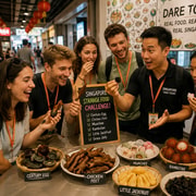 Singapore: Food Travel+Strange Food Challenge & Food Mania