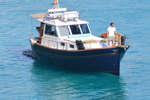 Full Day boat charter on Traditional Balearic Yacht in Ibiza