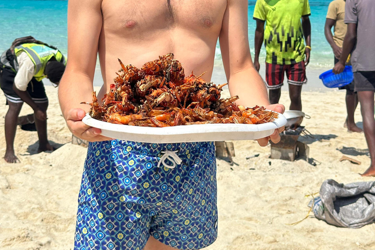 From Uroa: Prison Island and Nakupenda Sandbank with Lunch