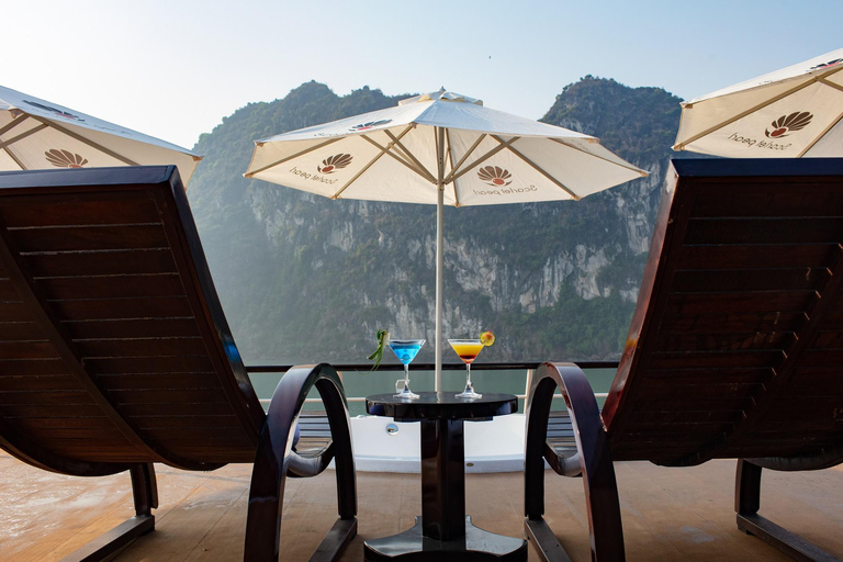 Halong Scarlet Pearl Cruise 2 dagen &amp; BalkonkajuitVanuit Hanoi: Halong Scarlet Pearl Cruise 2 dagen all inclusive